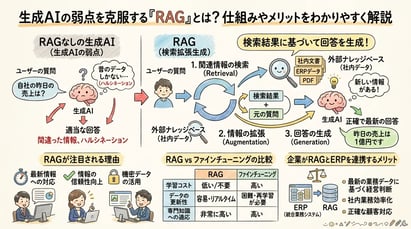 生成AIの弱点を克服する「RAG」とは？仕組みやメリットをわかりやすく解説