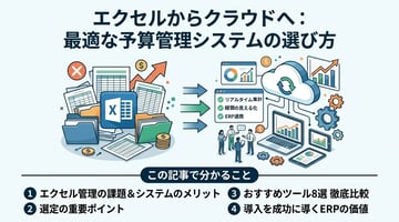 クラウド型予算管理システムを徹底比較！エクセル脱却を実現するおすすめ8選