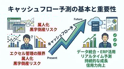 キャッシュフロー予測とは？経営危機を防ぐための目的と作成手順を徹底解説