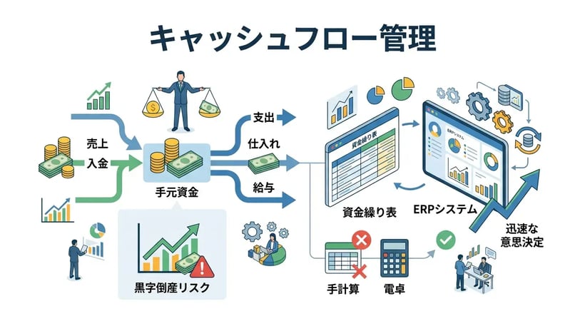 キャッシュフロー管理とは？基本から実践まで分かりやすく解説