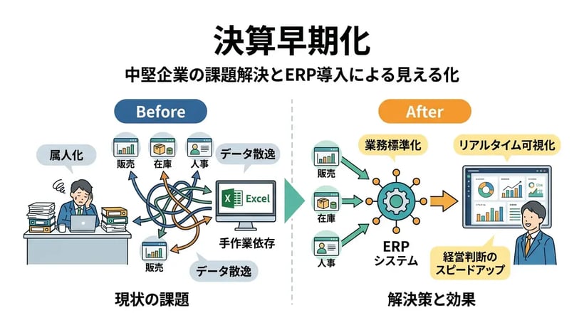 なぜ決算早期化が必要なのか？経営課題を解決する経理の仕組み作り