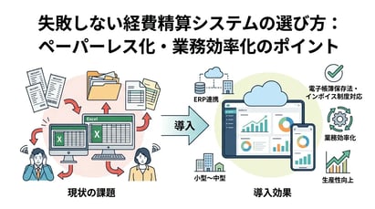 失敗しない経費精算システムの選び方！規模別の選び方と導入のポイント