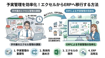 予実管理のやり方とは？エクセルから脱却して業務効率化を実現する方法