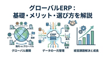グローバルERPとは？導入のメリットと選び方を解説
