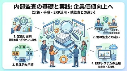 内部監査とは？目的や外部監査との違い、具体的なやり方をわかりやすく解説