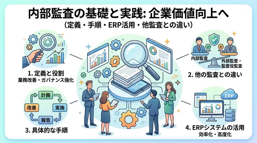 内部監査とは？目的や外部監査との違い、具体的なやり方をわかりやすく解説