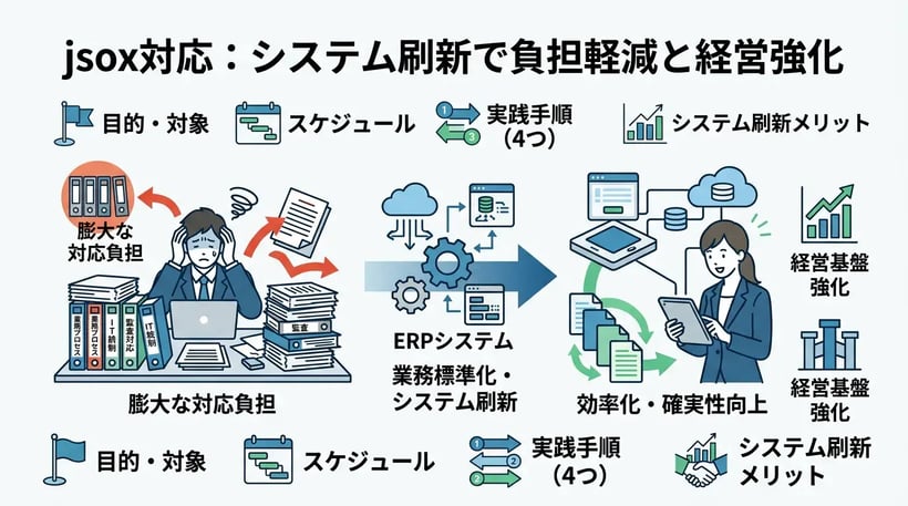 J-SOX対応とは？目的から具体的な手順・スケジュールまで分かりやすく解説