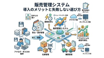 販売管理システムとは？基本機能から導入メリット・失敗しない選び方を解説