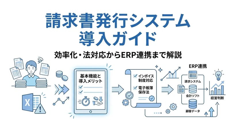 請求書発行システムとは？導入メリットや選び方、インボイス制度対応のポイントを解説