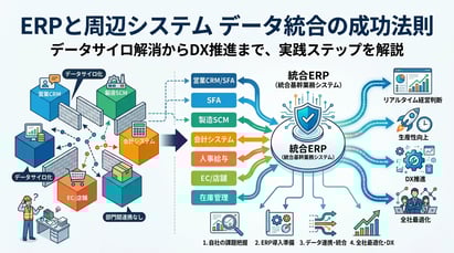 脱サイロ化！ERPと周辺システムのデータ統合で実現するDX推進の完全ガイド