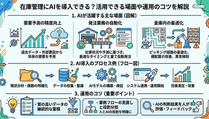 在庫管理にAIを導入できる？活用できる場面や運用のコツを解説
