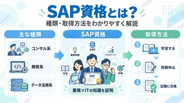 SAP資格とは？種類・難易度・取得方法・勉強法をわかりやすく解説