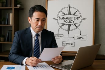 経営方針とは?経営理念との違いをわかりやすく解説!初めてでもわかる策定5ステップ