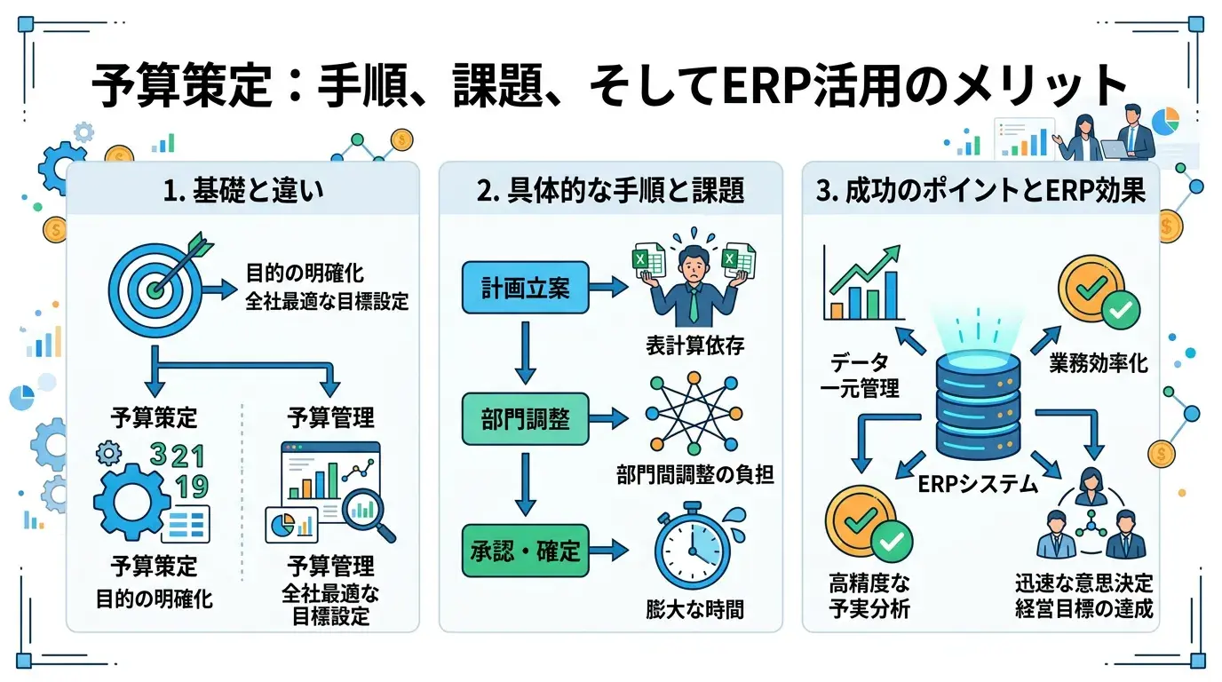 予算策定とは？目的から具体的な手順・失敗しないポイントまで徹底解説